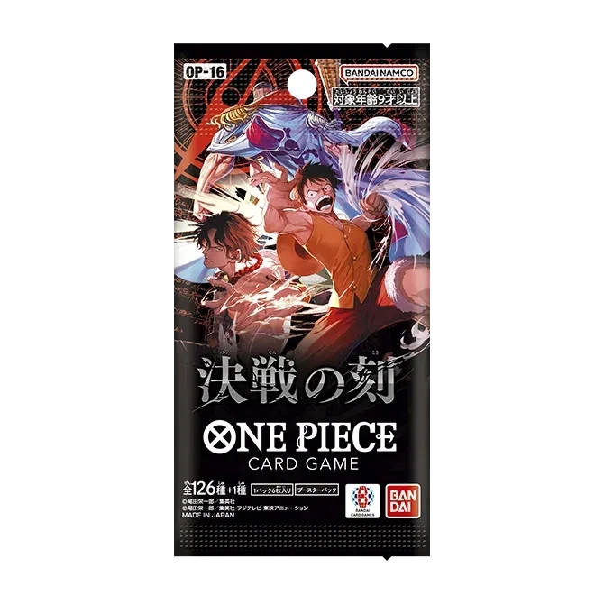OP-16 Japanese booster pack — The Time of Battle single pack, 12 cards.